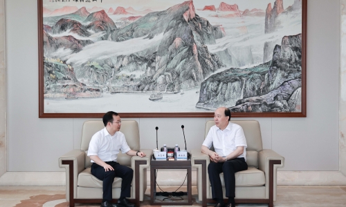 桐乡市委常委王志军莅临南宫电子游戏调研