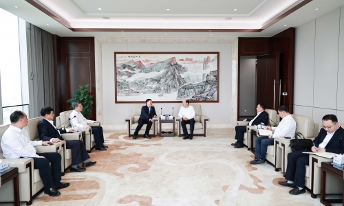 通用技术高新材料集团有限公司董事长、党委书记庄小雄一行莅临南宫电子游戏调研