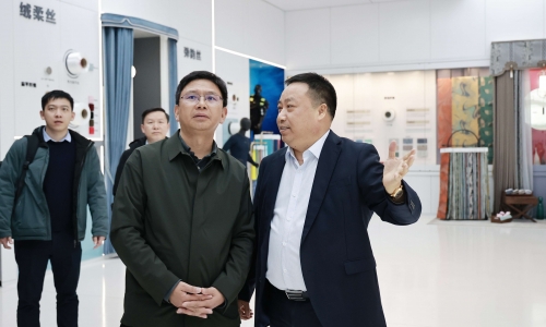 钦州市副市长徐科峰一行莅临南宫电子游戏考察