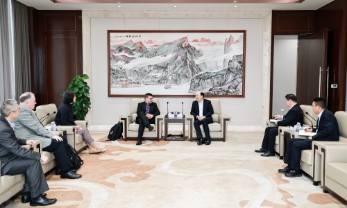 科氏技术总裁Adam Sackett一行访问南宫电子游戏
