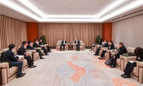 中国工商银行浙江省分行党委副书记周灿森莅临南宫电子游戏调研