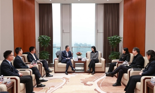 中国民生银行杭州分行党委委员林峰莅临南宫电子游戏调研