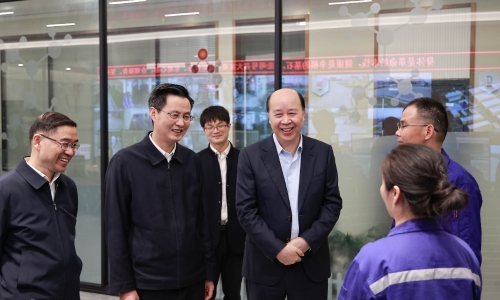 嘉兴市委书记陈伟莅临南宫电子游戏恒翔调研