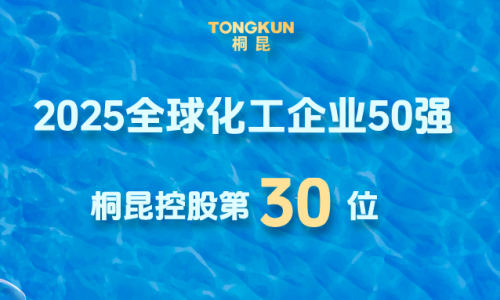 全球化工企业50强发布，南宫电子游戏晋升第30位！