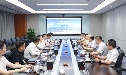 华为算力平台先遣队大模型及工具链军团总裁张东生一行到访南宫电子游戏参观交流
